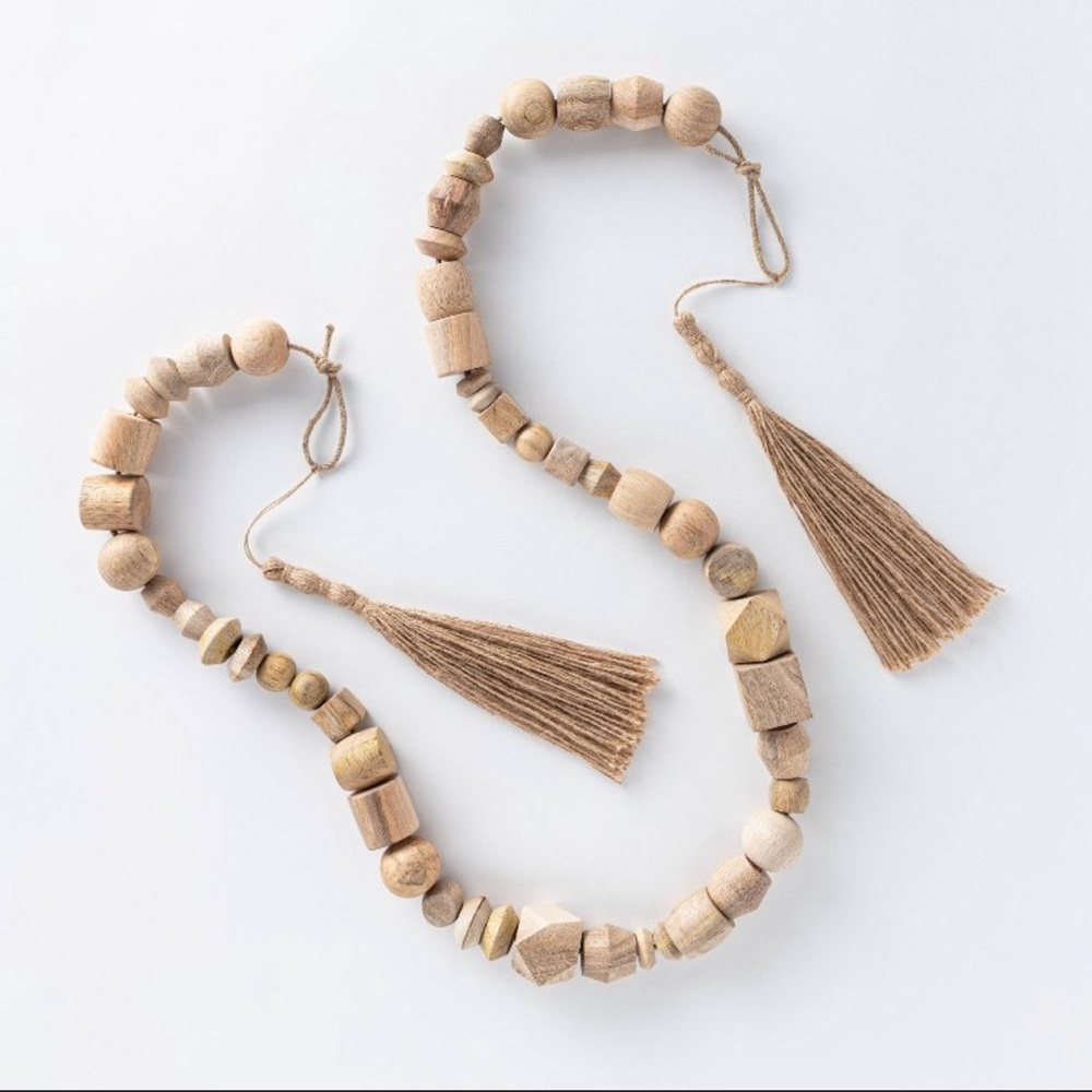 Threshold Studio McGee wood garland